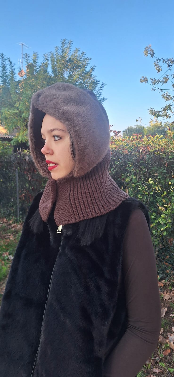 BALACLAVA LANA E ECOPELLICCIA