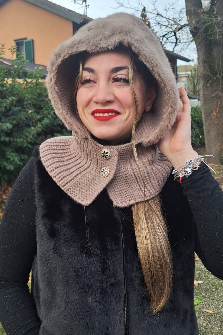 BALACLAVA LANA E ECOPELLICCIA