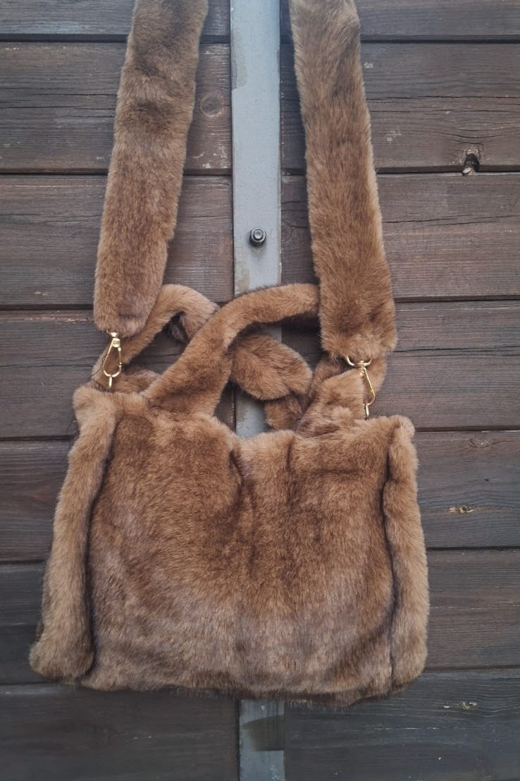 BORSA SALLY ECOPELLICCIA MIELE