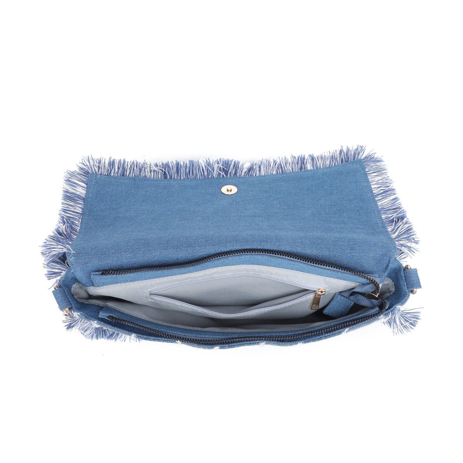 BORSA JEANS FRANGE SONIA