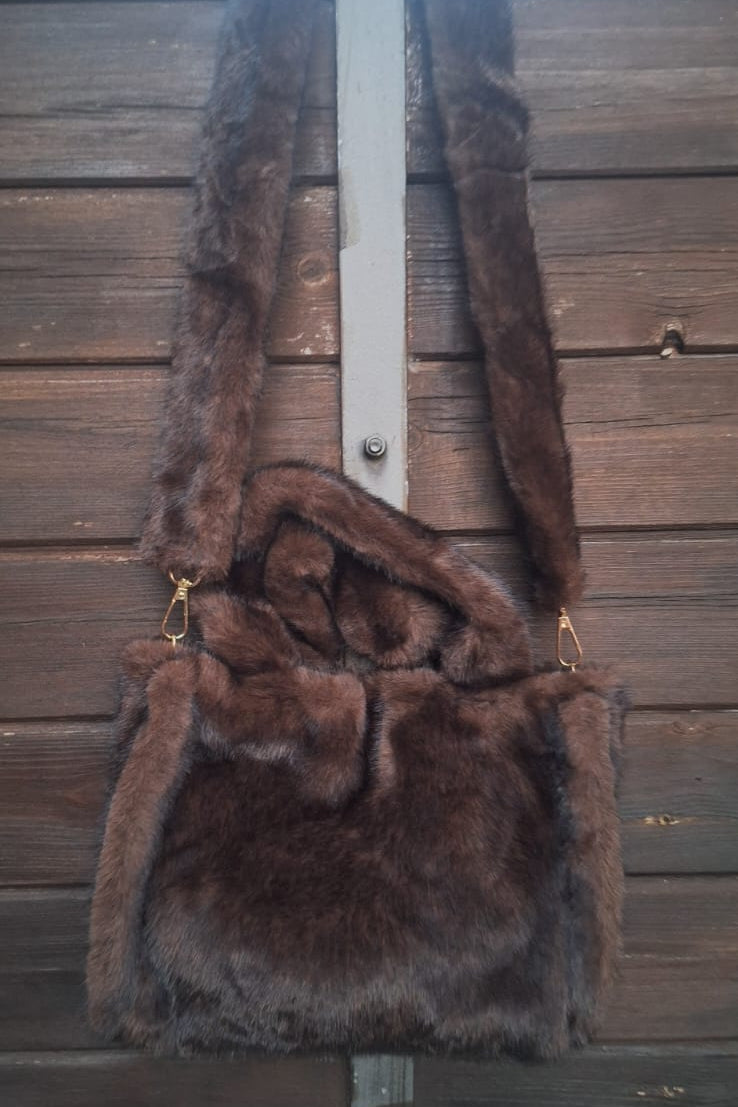 BORSA SALLY ECOPELLICCIA CIOCCOLATO