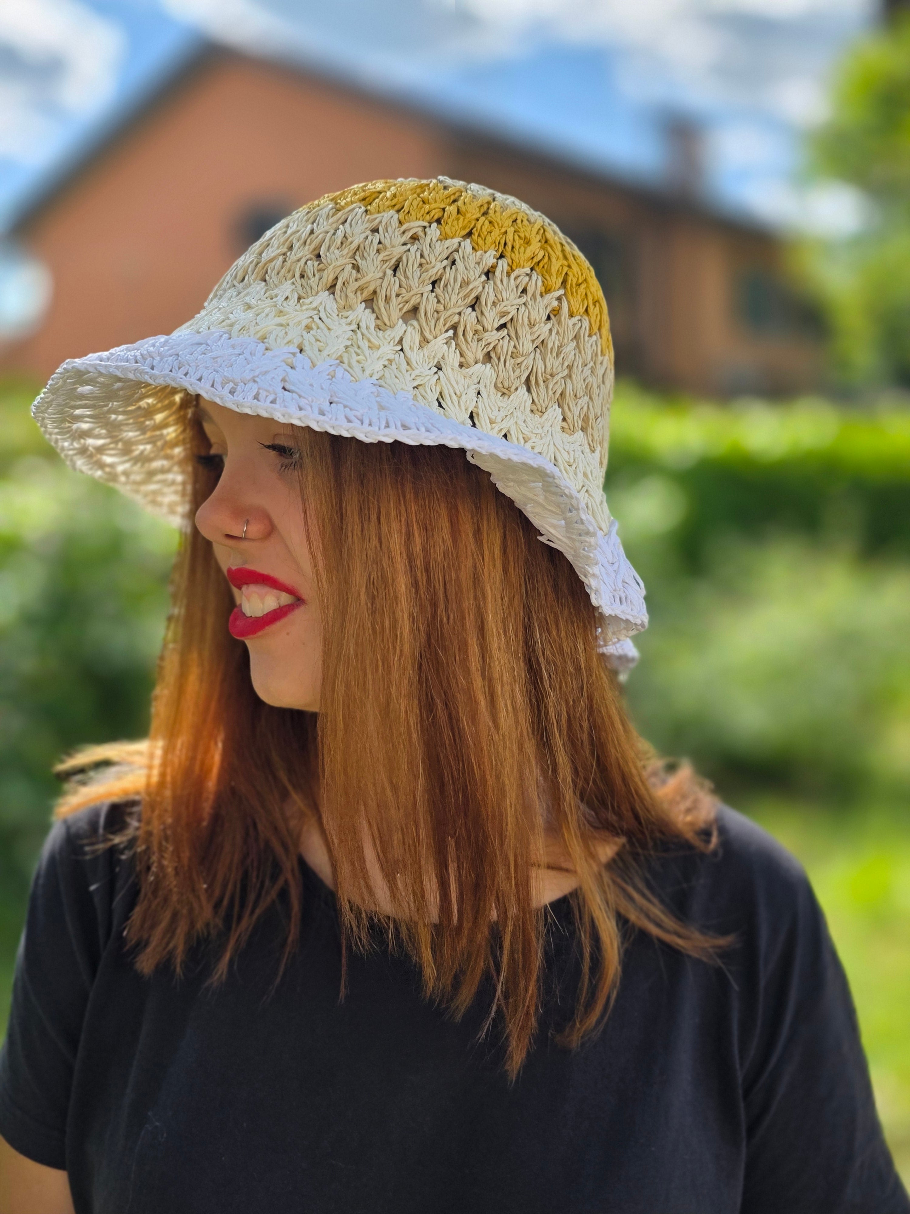 CAPPELLO RAFFIA SFUMATO