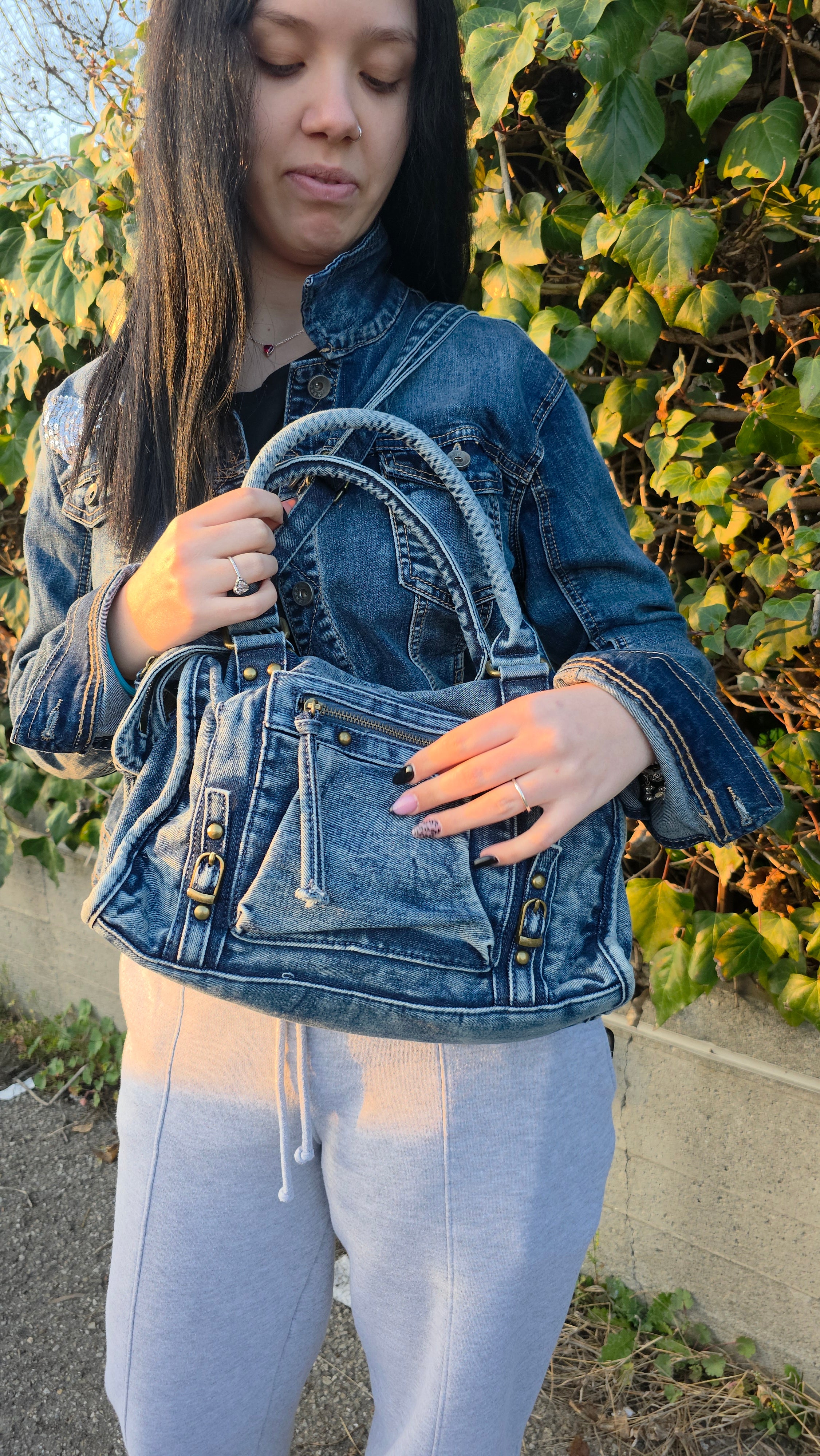 BORSA JEANS GRANDE