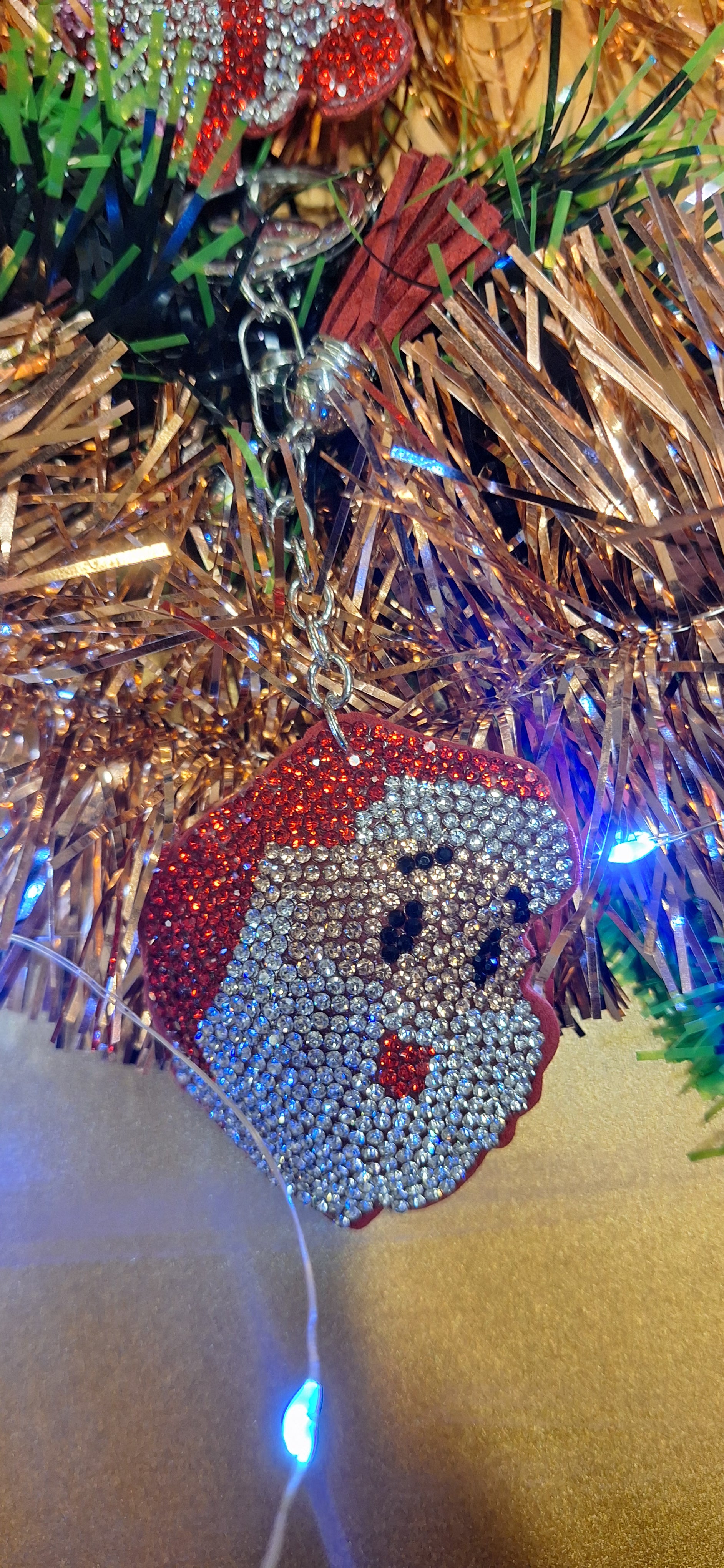 PORTACHIAVI STRASS NATALE