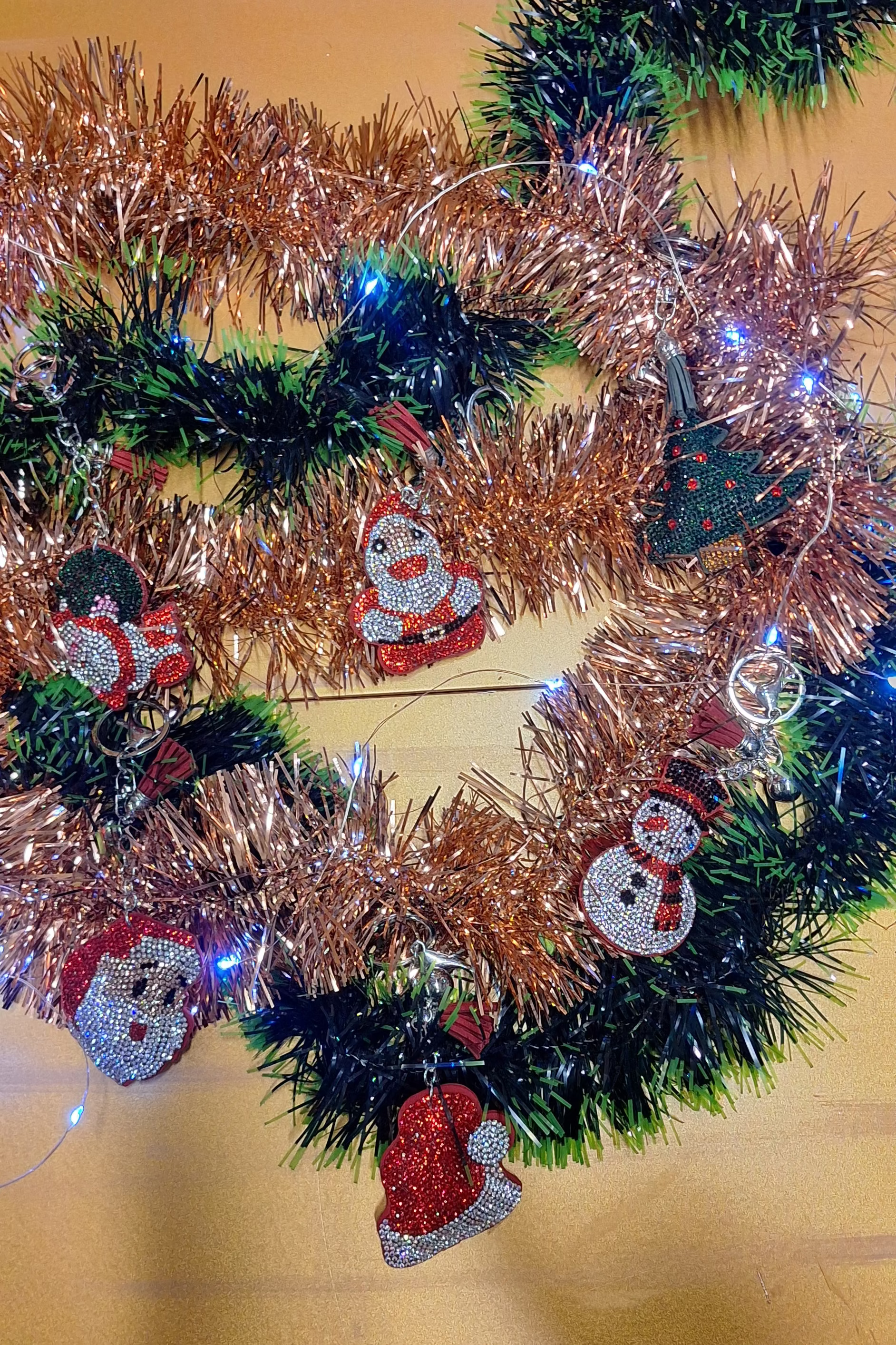 PORTACHIAVI STRASS NATALE