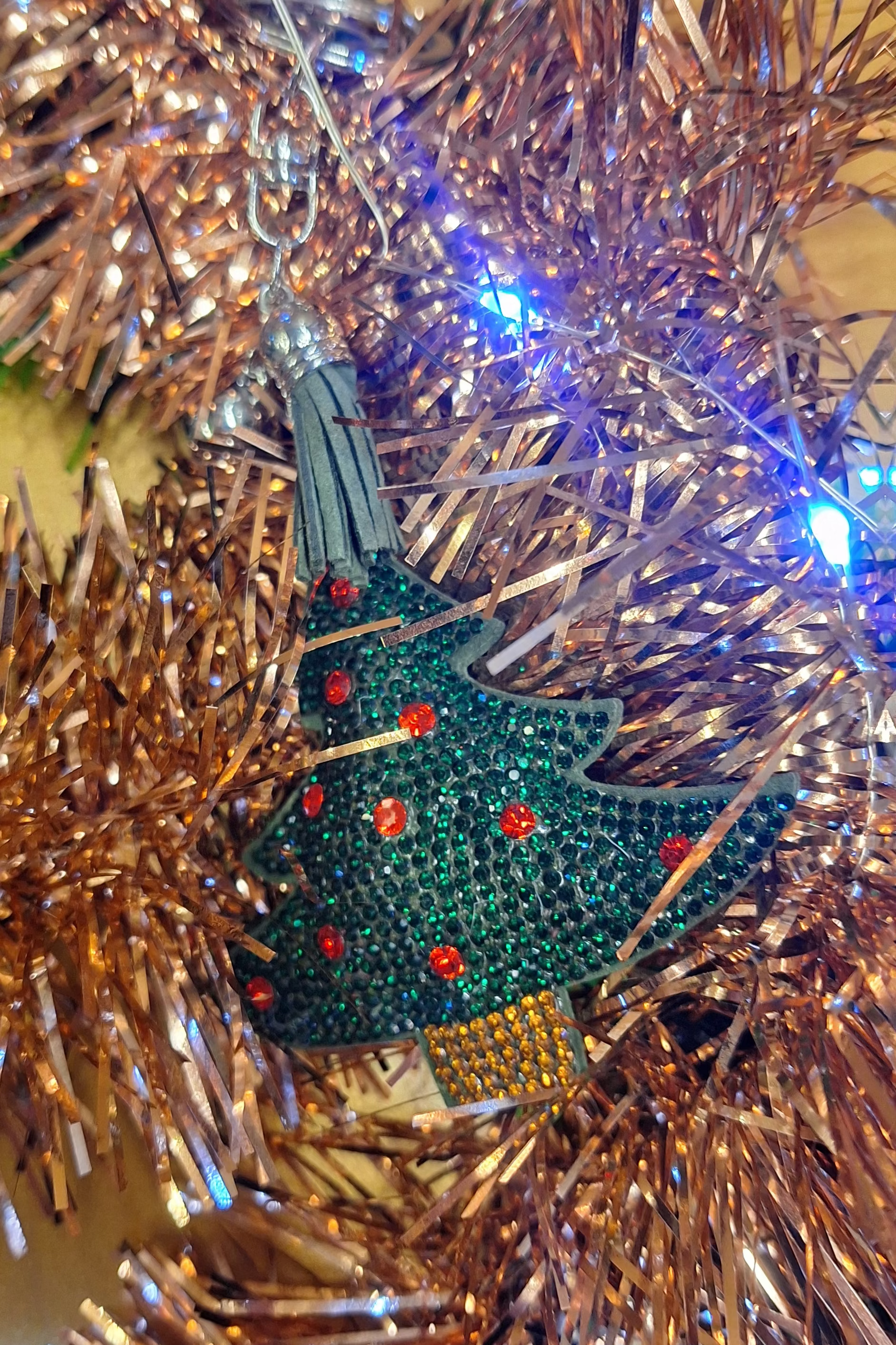 PORTACHIAVI STRASS NATALE