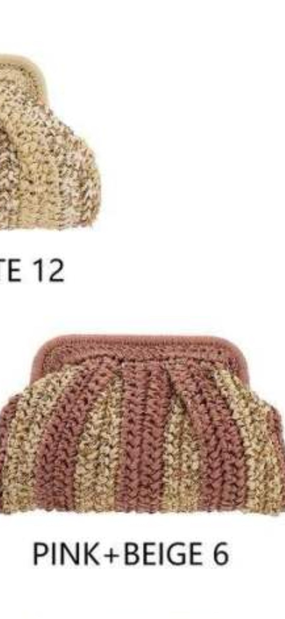 BORSELLO PAGLIA LUREX ANNA