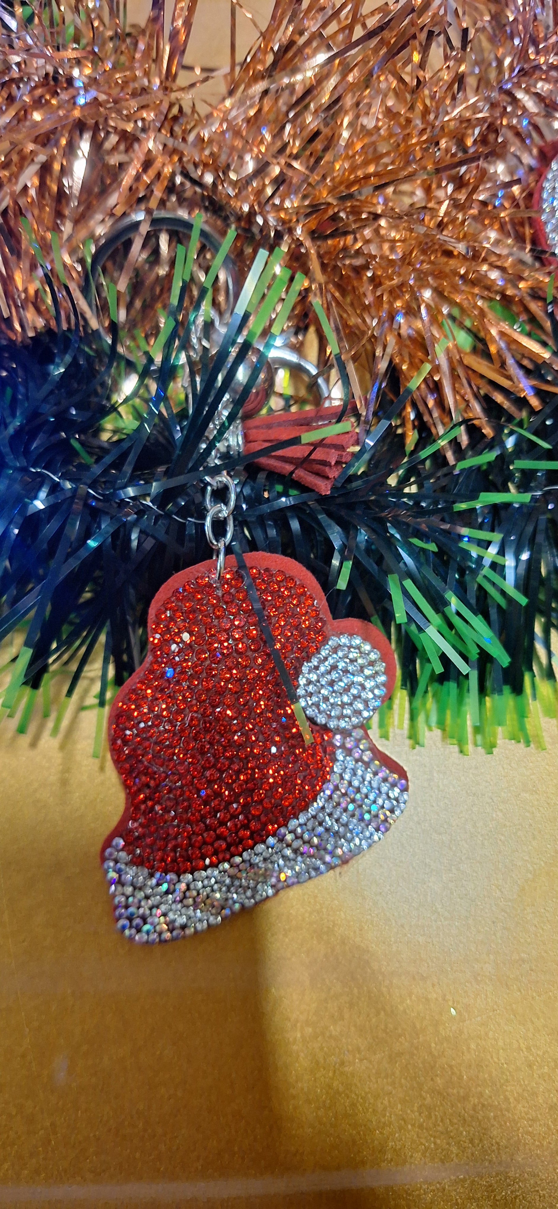 PORTACHIAVI STRASS NATALE