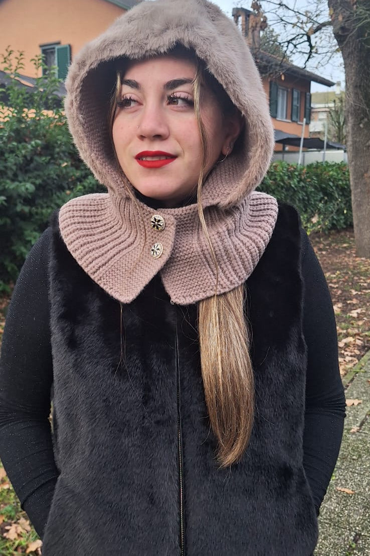 BALACLAVA LANA E ECOPELLICCIA