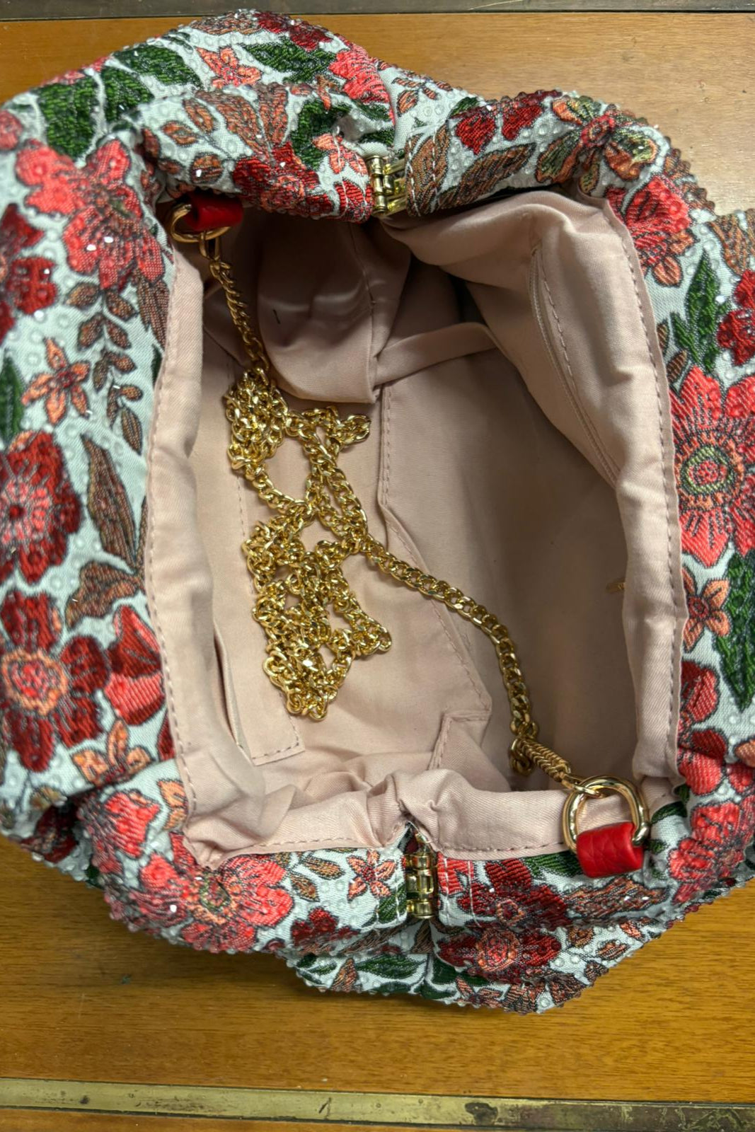 BORSA EDEN FIORI ROSSA