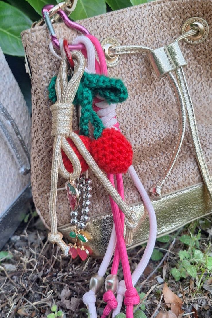 CHARMS CILIEGIA UNCINETTO E CIONDOLI FRAGOLINA