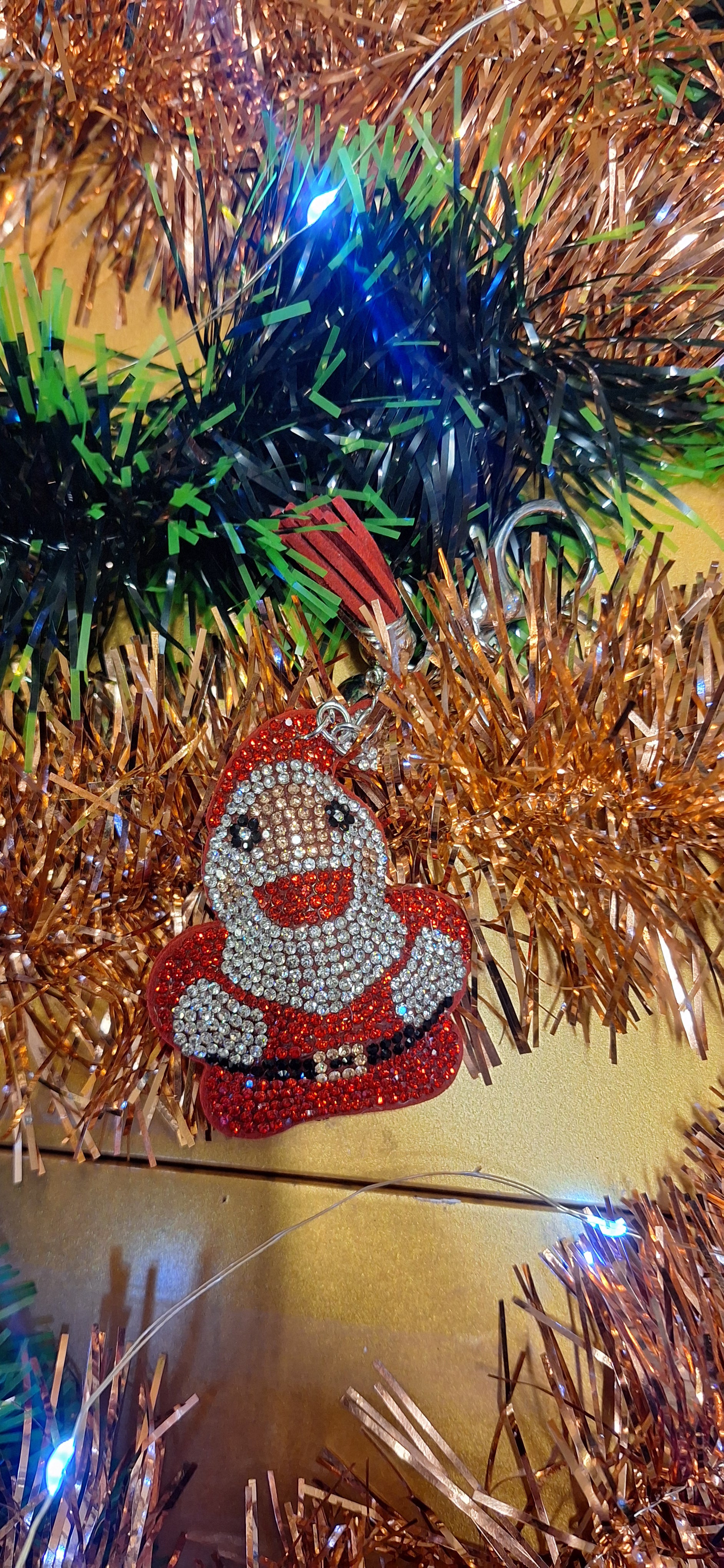 PORTACHIAVI STRASS NATALE