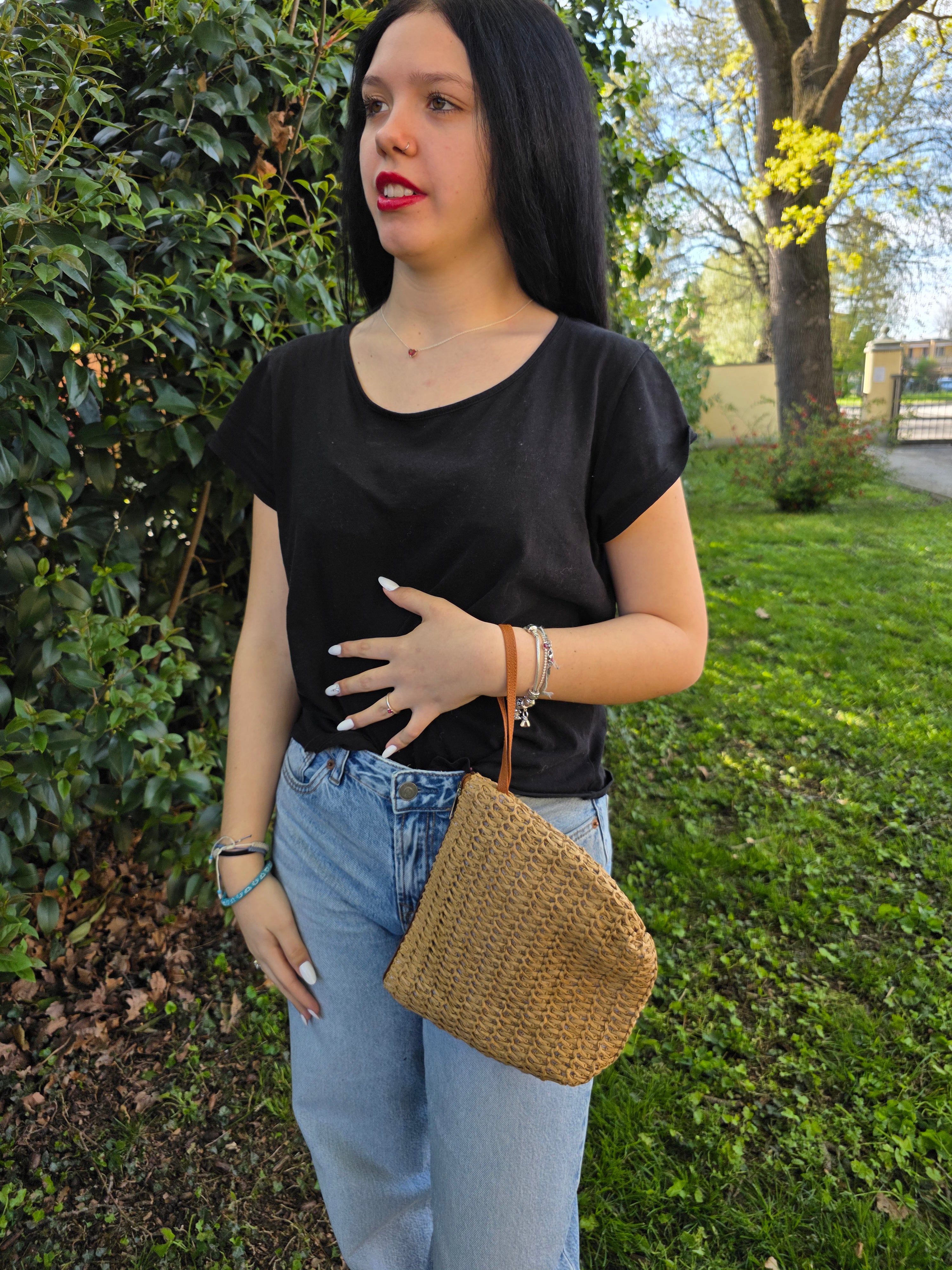 POCHETTE RAFFIA SALLY
